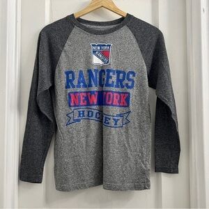 NHL New York Rangers Shirt, grey size M